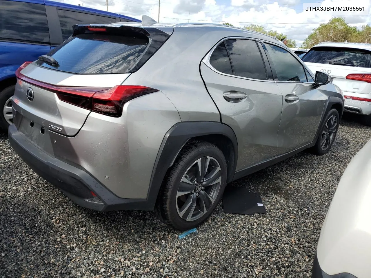 2021 Lexus Ux 200 VIN: JTHX3JBH7M2036551 Lot: 74235084