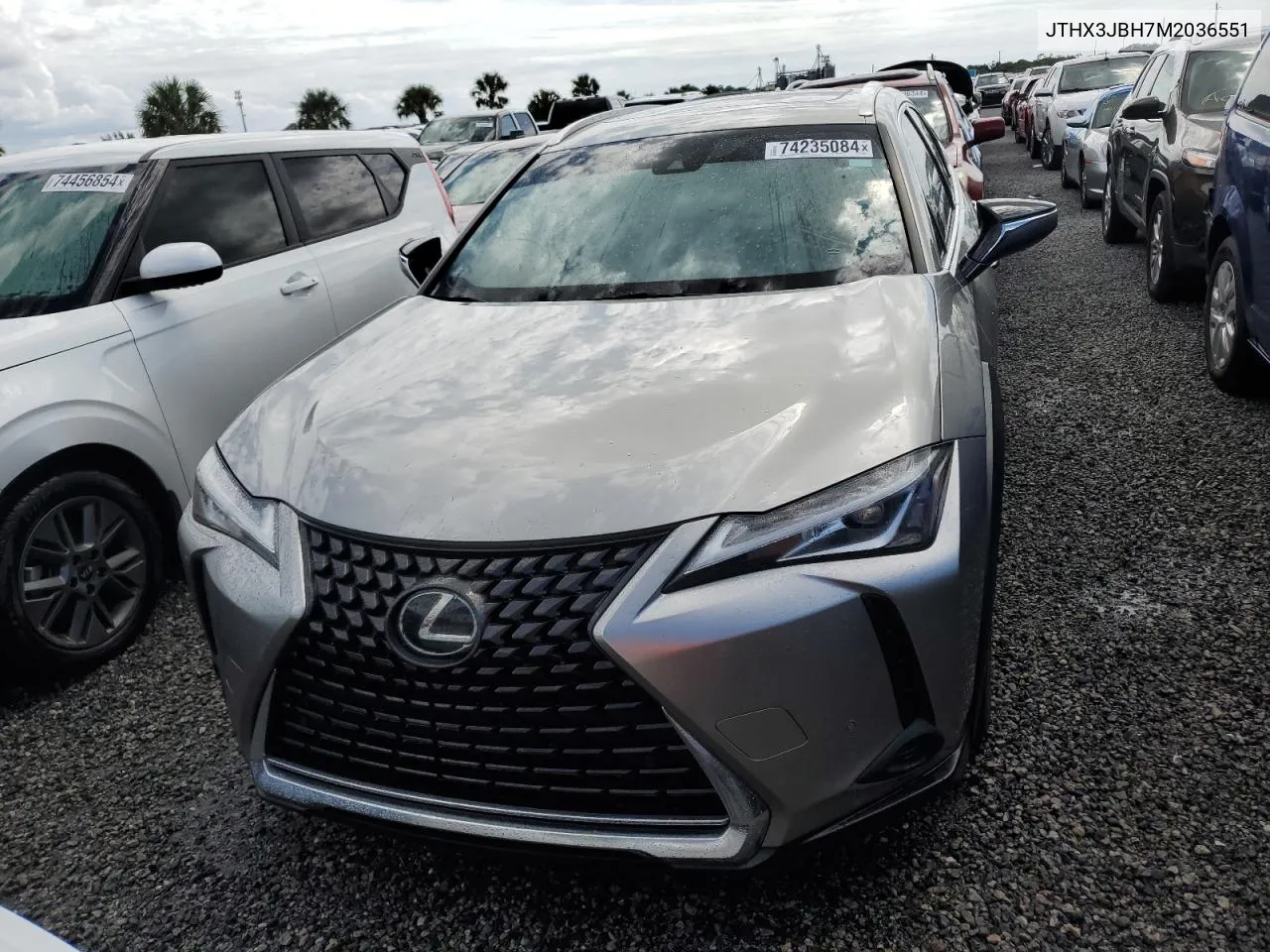 2021 Lexus Ux 200 VIN: JTHX3JBH7M2036551 Lot: 74235084