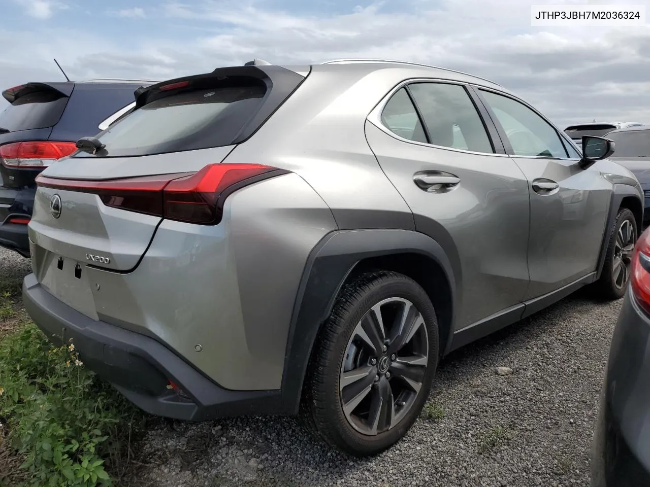 2021 Lexus Ux 200 VIN: JTHP3JBH7M2036324 Lot: 75059094