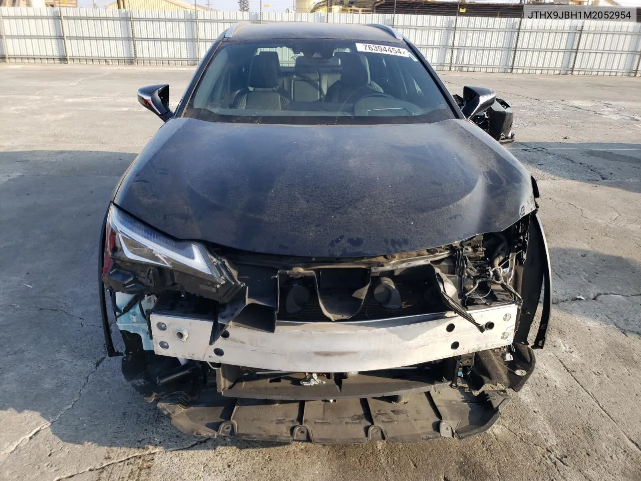 2021 Lexus Ux 250H VIN: JTHX9JBH1M2052954 Lot: 76394454