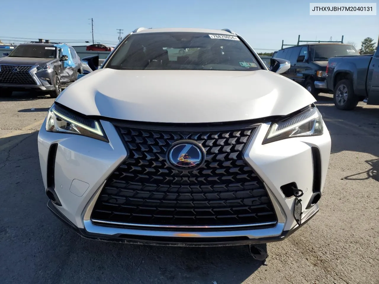 2021 Lexus Ux 250H VIN: JTHX9JBH7M2040131 Lot: 76870054