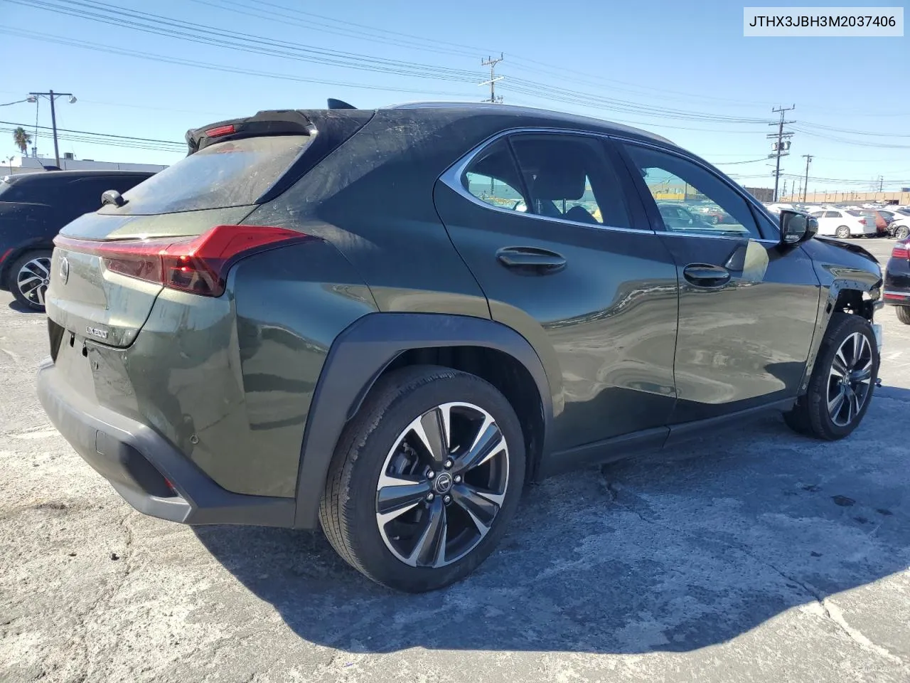 2021 Lexus Ux 200 VIN: JTHX3JBH3M2037406 Lot: 79732254