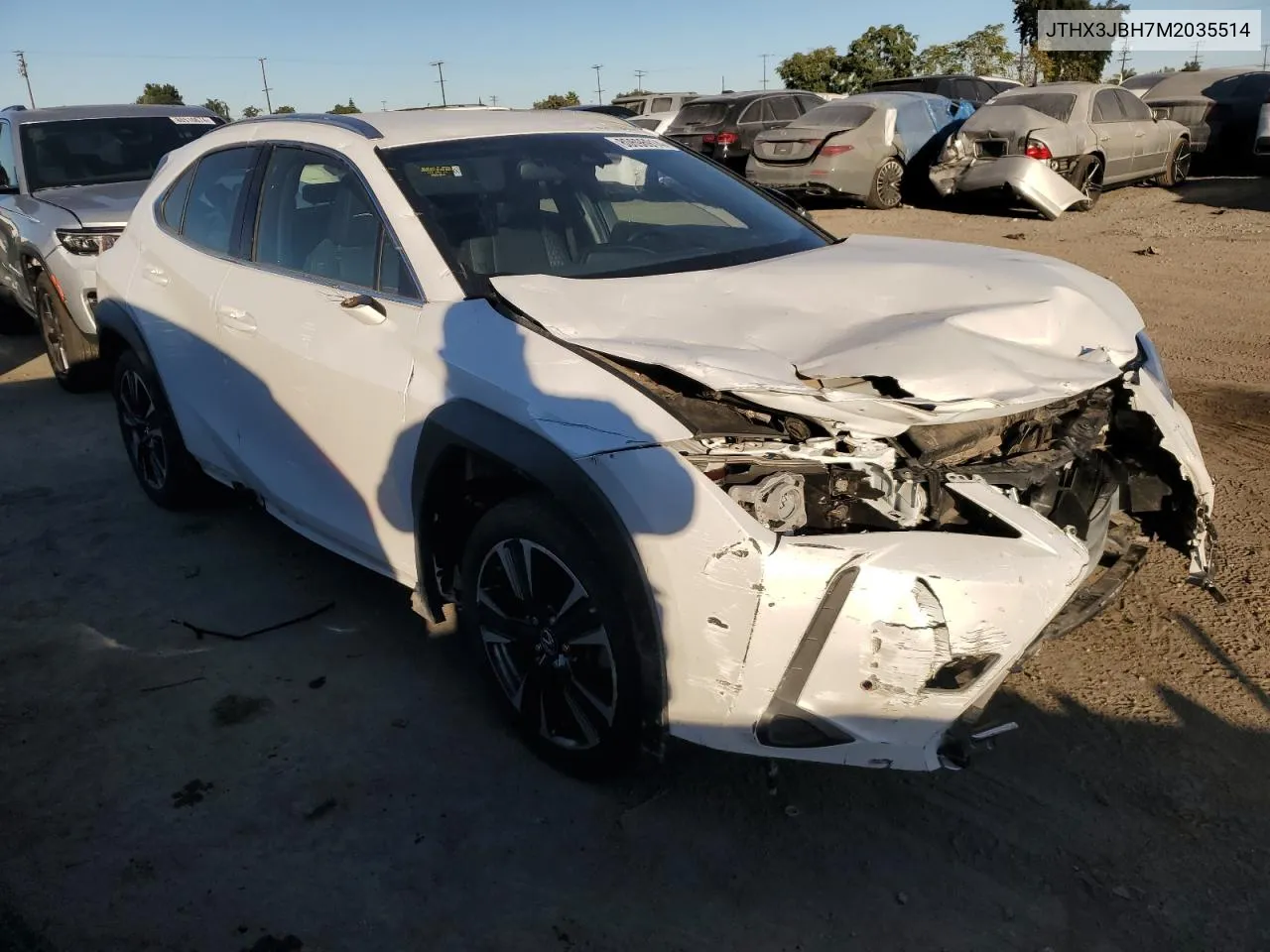 2021 Lexus Ux 200 VIN: JTHX3JBH7M2035514 Lot: 80696914