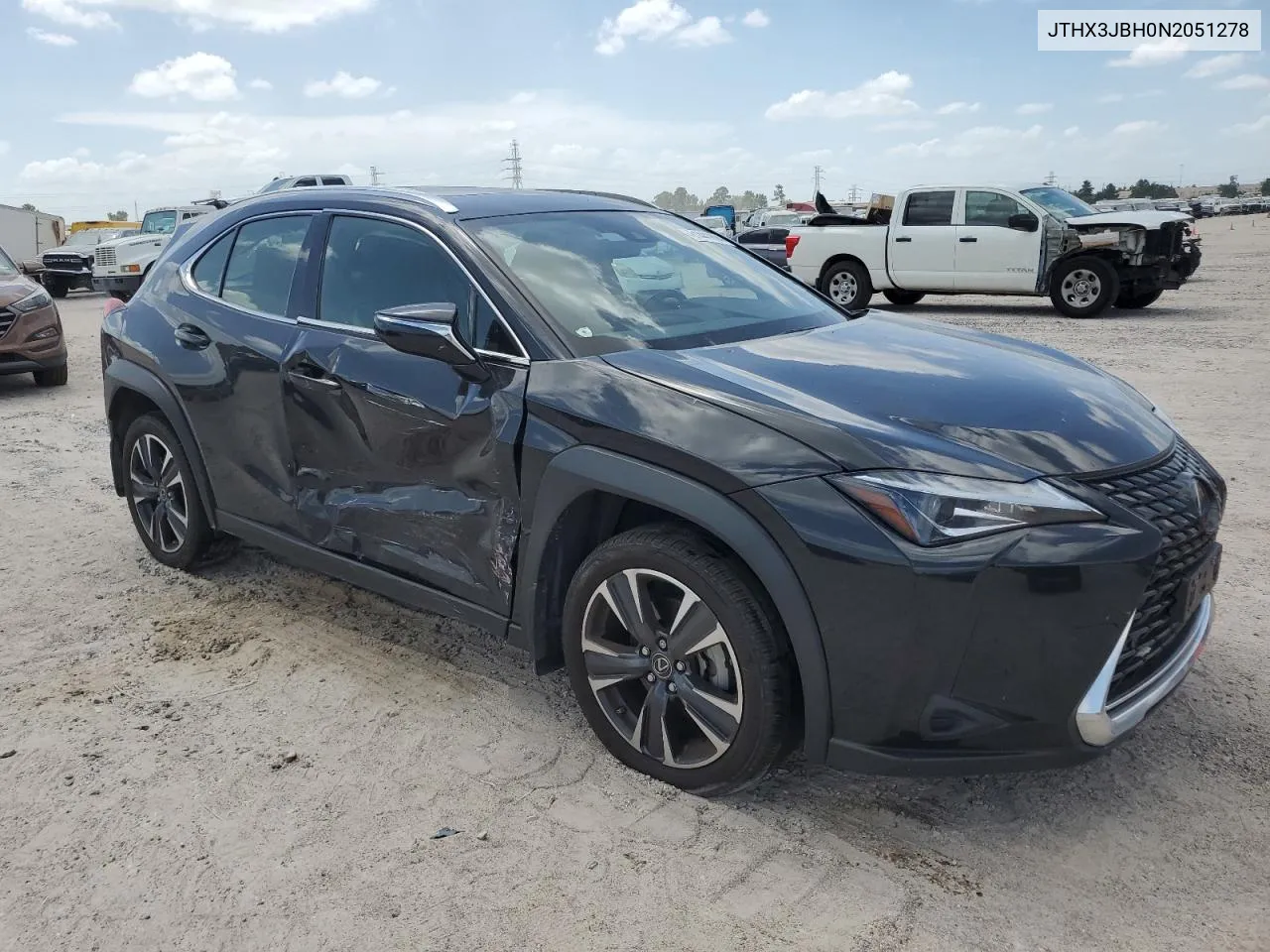 JTHX3JBH0N2051278 2022 Lexus Ux 200 Base