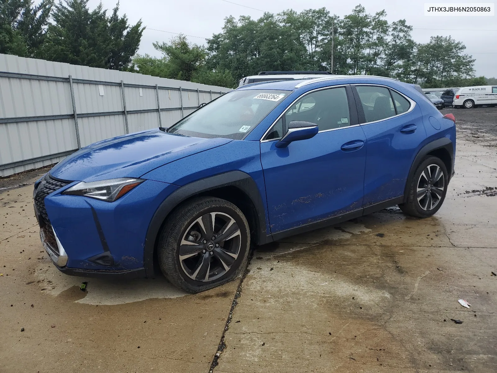 2022 Lexus Ux 200 Base VIN: JTHX3JBH6N2050863 Lot: 66663264