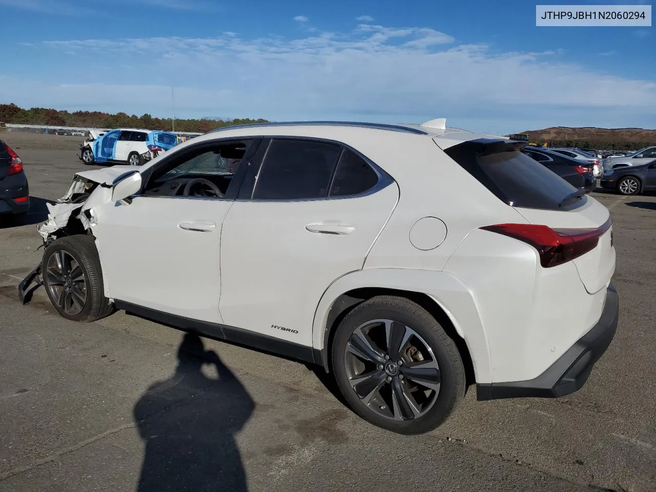 2022 Lexus Ux 250H Base VIN: JTHP9JBH1N2060294 Lot: 76330054