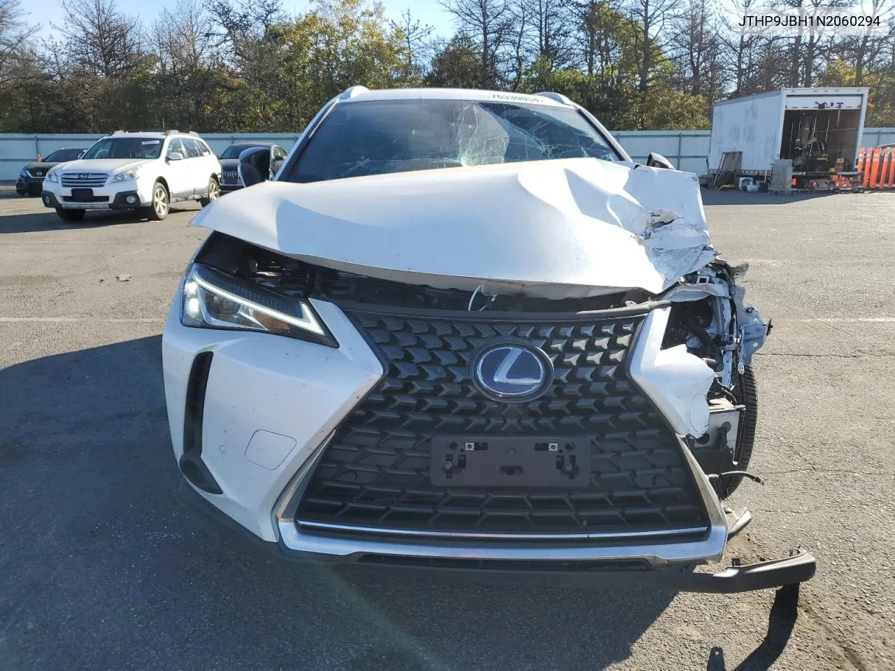 2022 Lexus Ux 250H Base VIN: JTHP9JBH1N2060294 Lot: 76330054