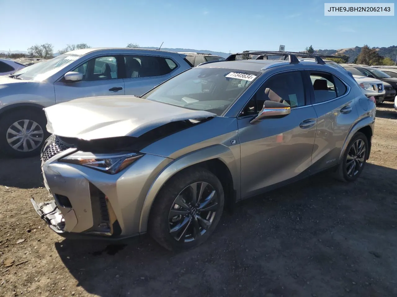 2022 Lexus Ux 250H Base VIN: JTHE9JBH2N2062143 Lot: 77345634