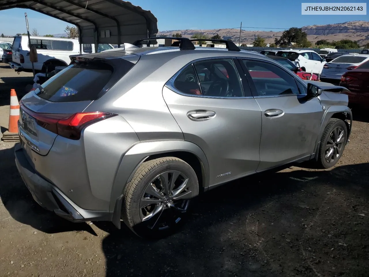 2022 Lexus Ux 250H Base VIN: JTHE9JBH2N2062143 Lot: 77345634