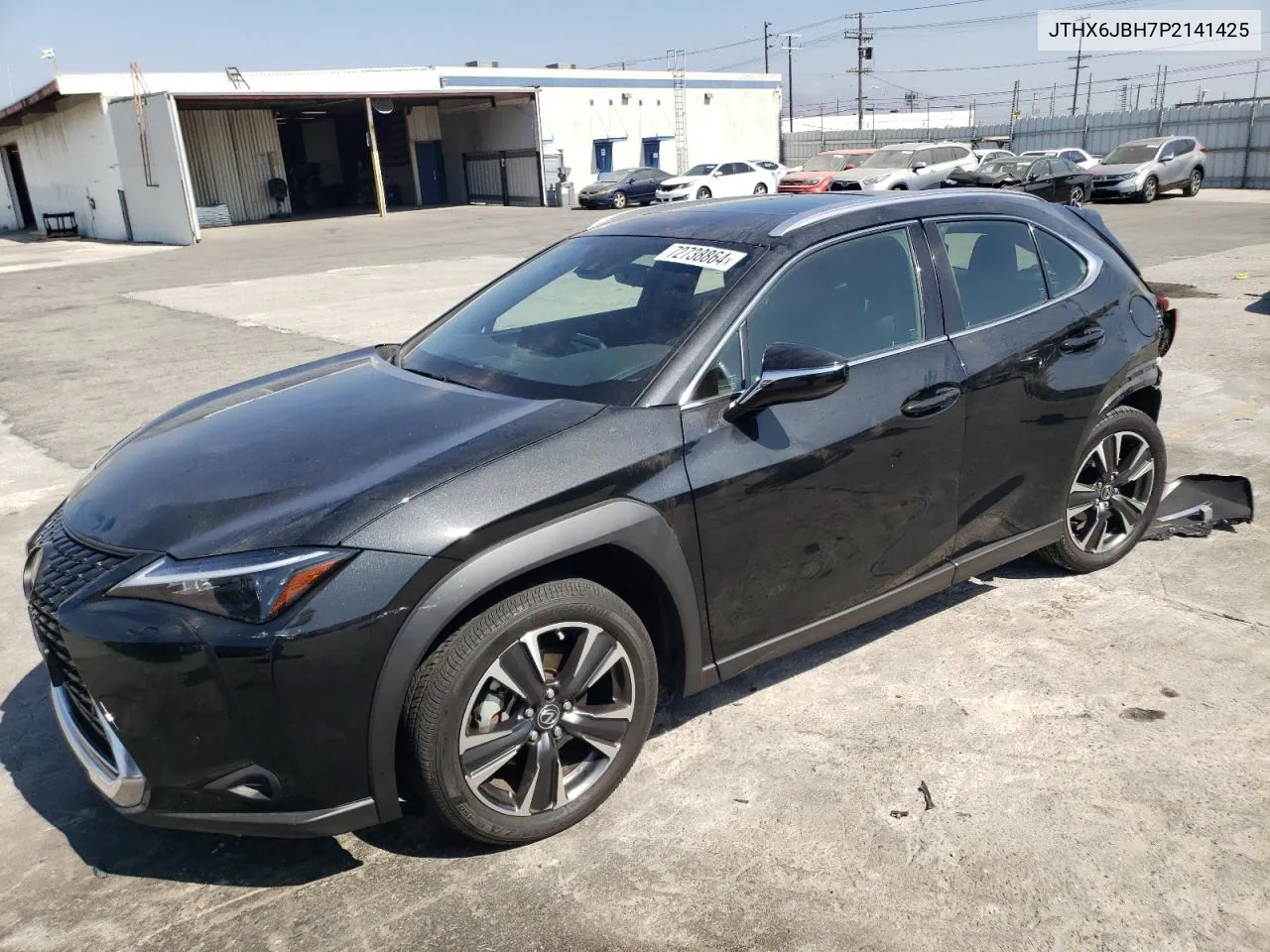 2023 Lexus Ux 250H Base VIN: JTHX6JBH7P2141425 Lot: 72738864