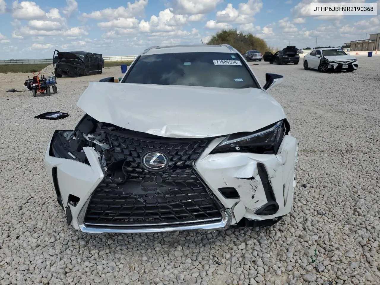 2024 Lexus Ux 250H Premium VIN: JTHP6JBH9R2190368 Lot: 71686534