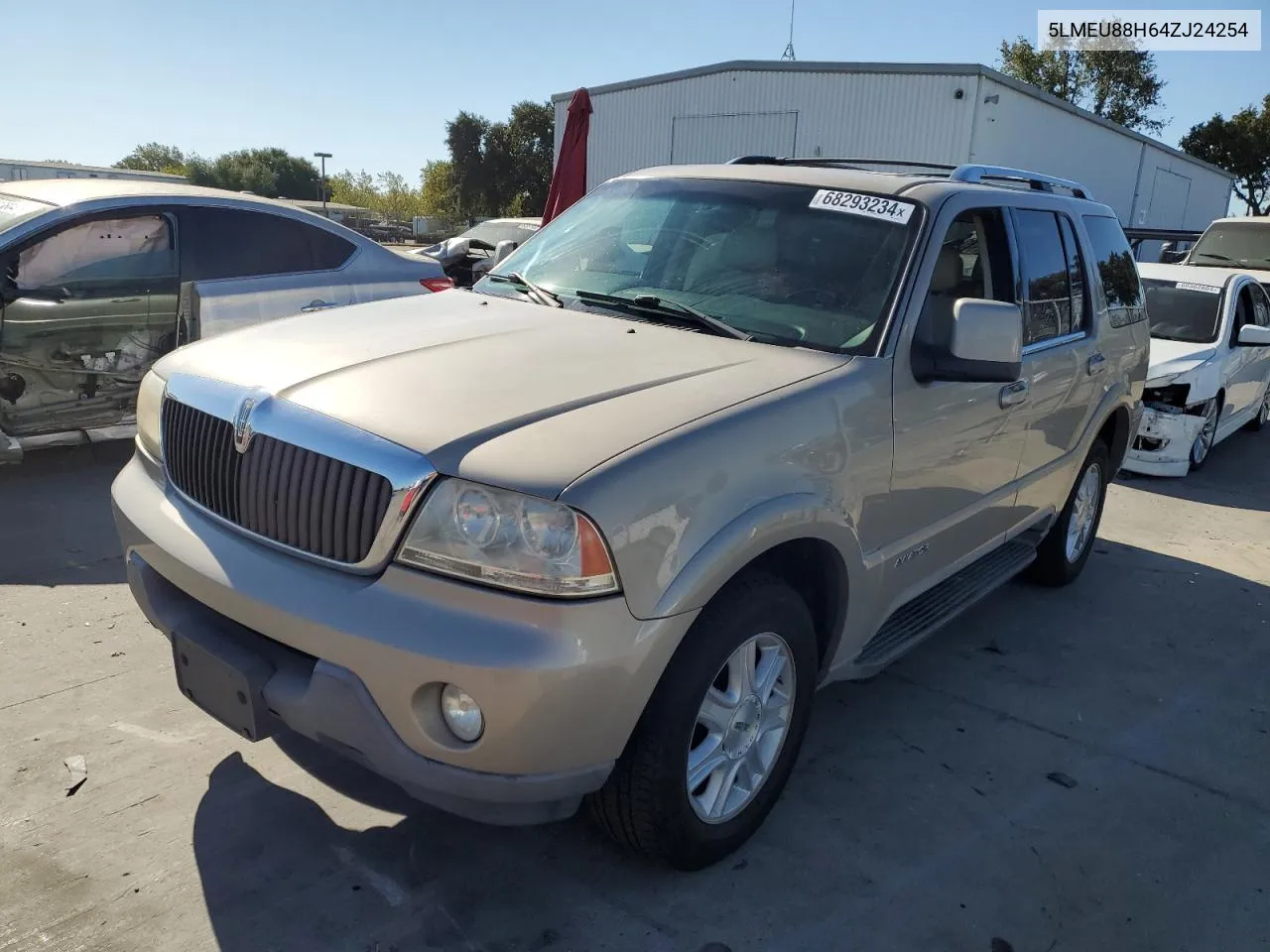 2004 Lincoln Aviator VIN: 5LMEU88H64ZJ24254 Lot: 68293234