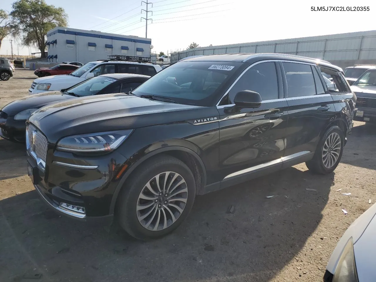 2020 Lincoln Aviator Reserve VIN: 5LM5J7XC2LGL20355 Lot: 56273094