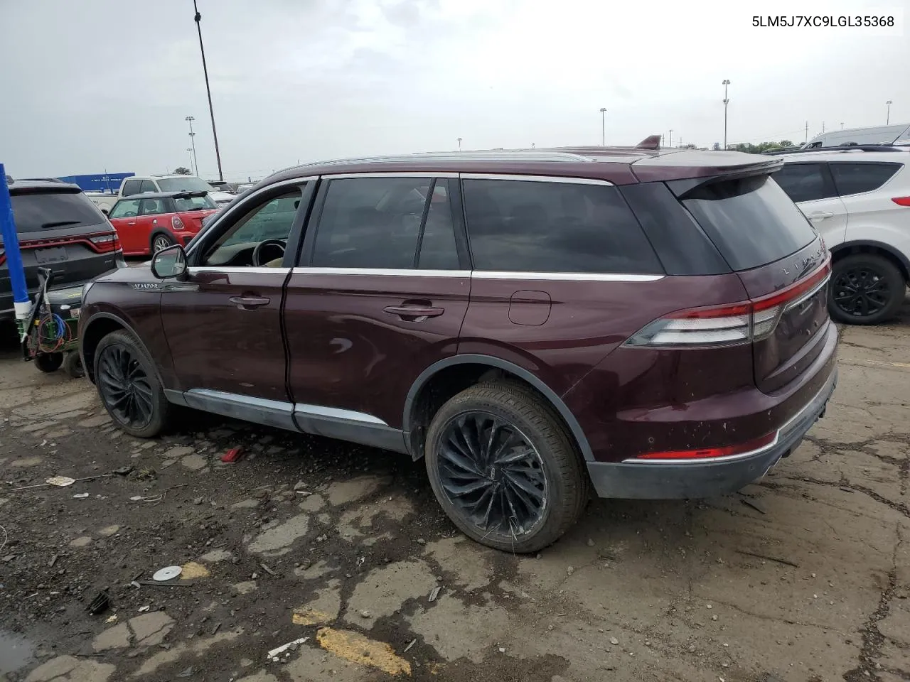 2020 Lincoln Aviator Reserve VIN: 5LM5J7XC9LGL35368 Lot: 69288184