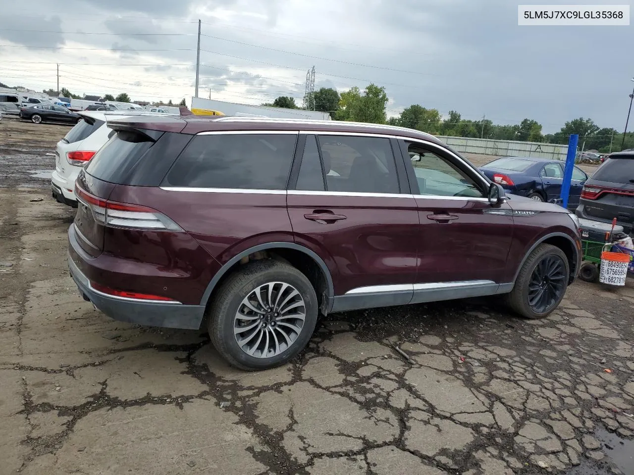 2020 Lincoln Aviator Reserve VIN: 5LM5J7XC9LGL35368 Lot: 69288184