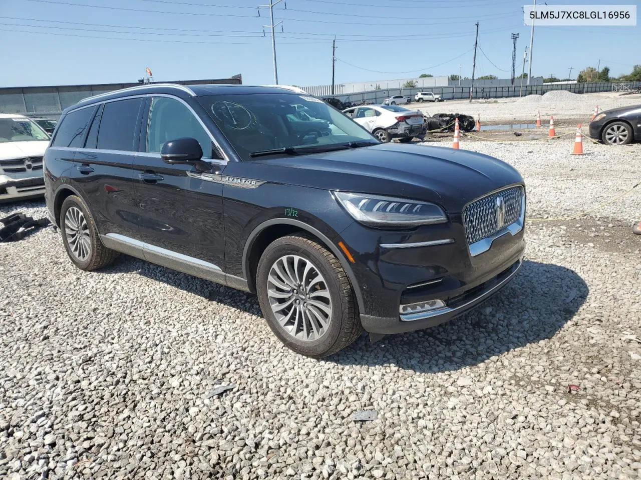 2020 Lincoln Aviator Reserve VIN: 5LM5J7XC8LGL16956 Lot: 69558434