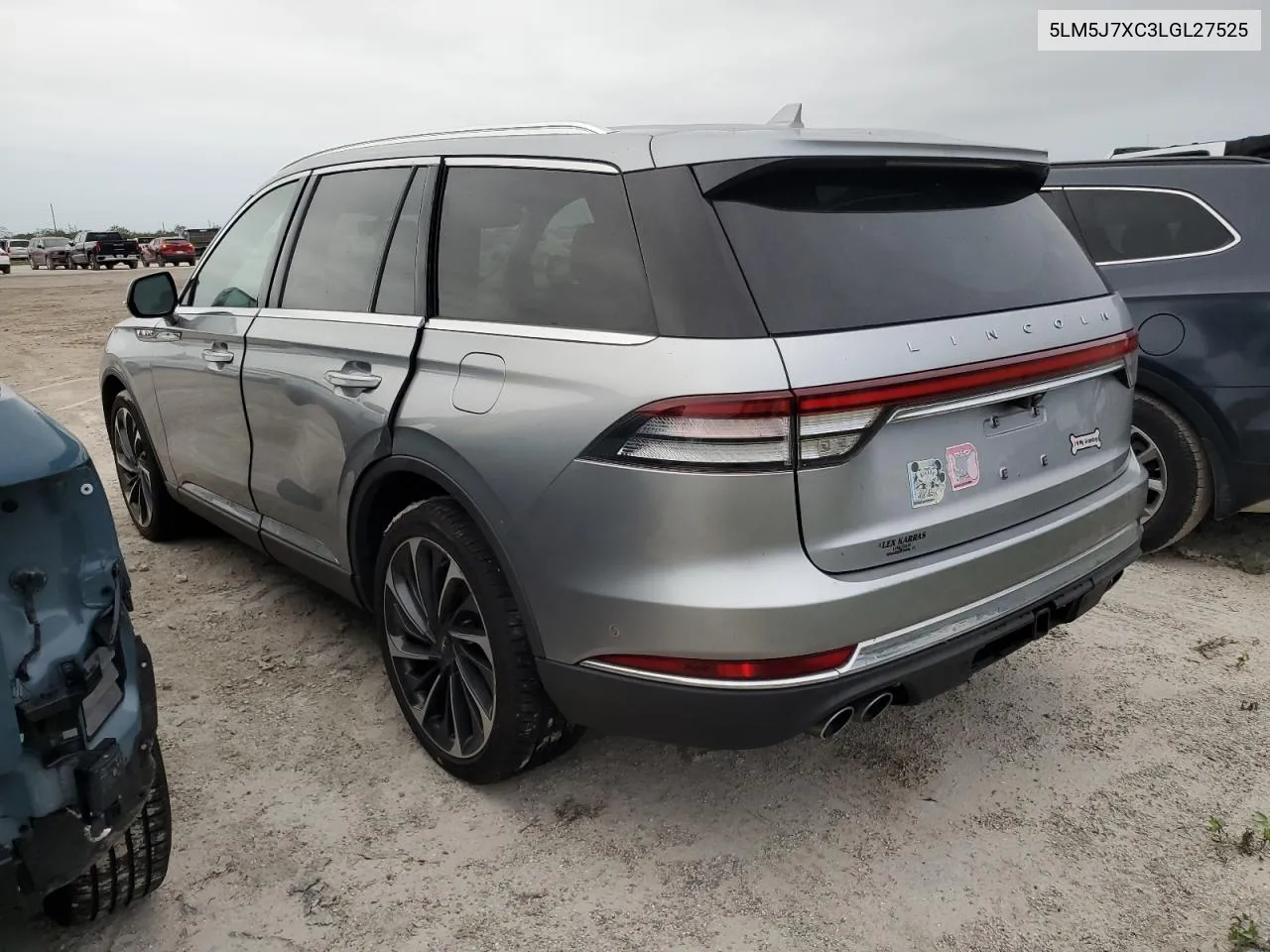 2020 Lincoln Aviator Reserve VIN: 5LM5J7XC3LGL27525 Lot: 75064494