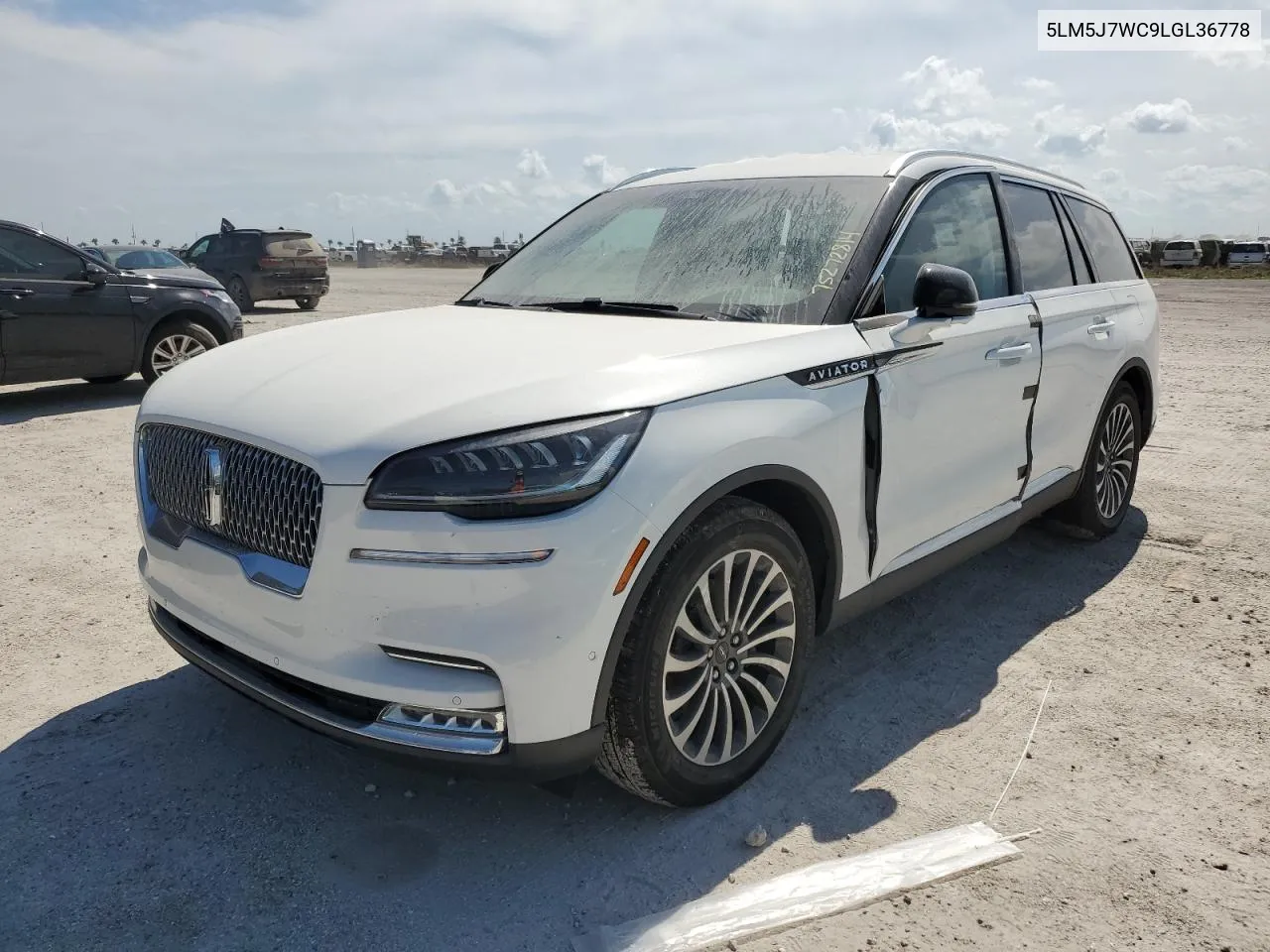 2020 Lincoln Aviator Reserve VIN: 5LM5J7WC9LGL36778 Lot: 75272814