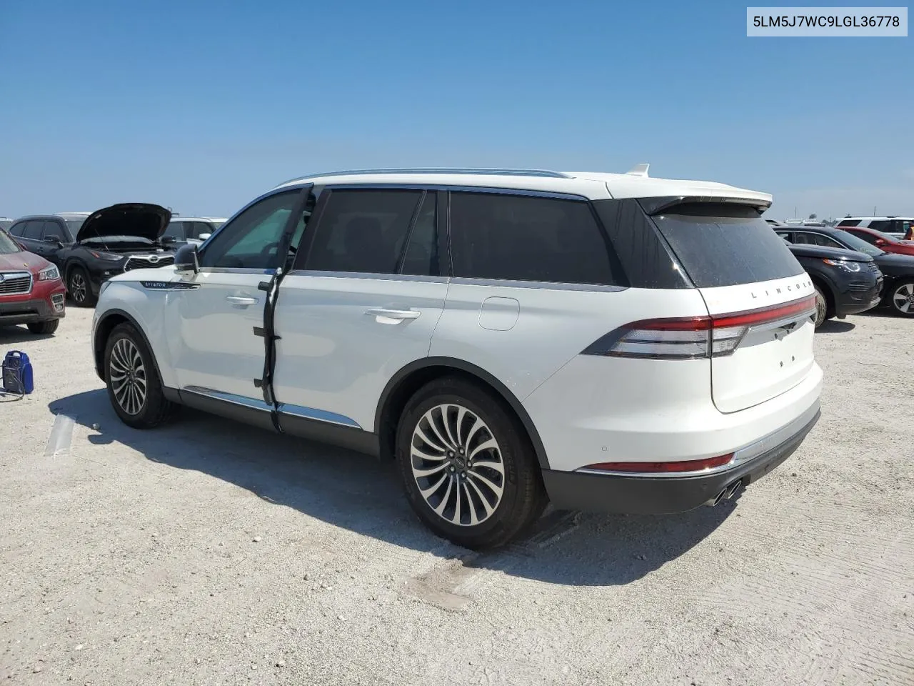 2020 Lincoln Aviator Reserve VIN: 5LM5J7WC9LGL36778 Lot: 75272814