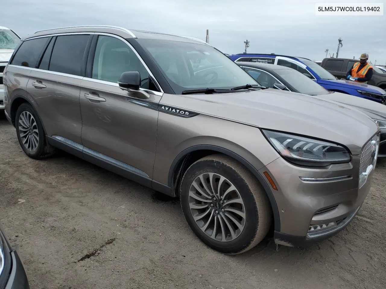 2020 Lincoln Aviator Reserve VIN: 5LM5J7WC0LGL19402 Lot: 76834954