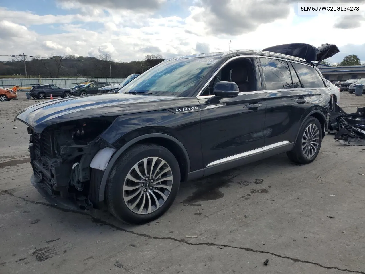 2020 Lincoln Aviator Reserve VIN: 5LM5J7WC2LGL34273 Lot: 80732234