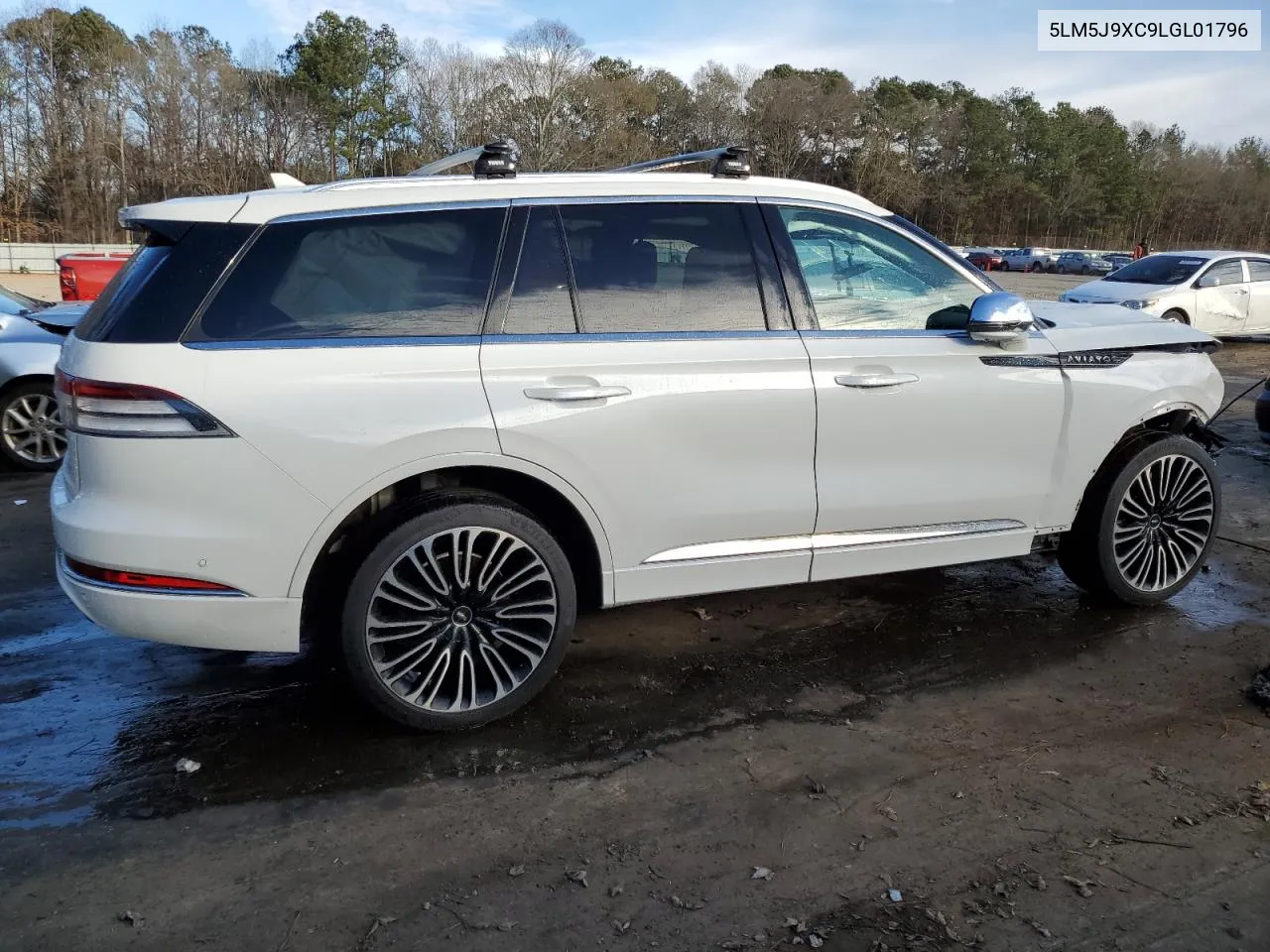 2020 Lincoln Aviator Black Label VIN: 5LM5J9XC9LGL01796 Lot: 81952693