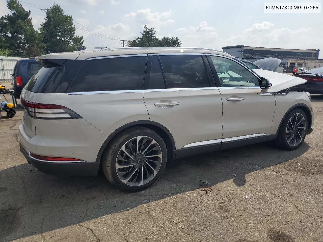 2021 Lincoln Aviator Reserve VIN: 5LM5J7XC0MGL07265 Lot: 60081754