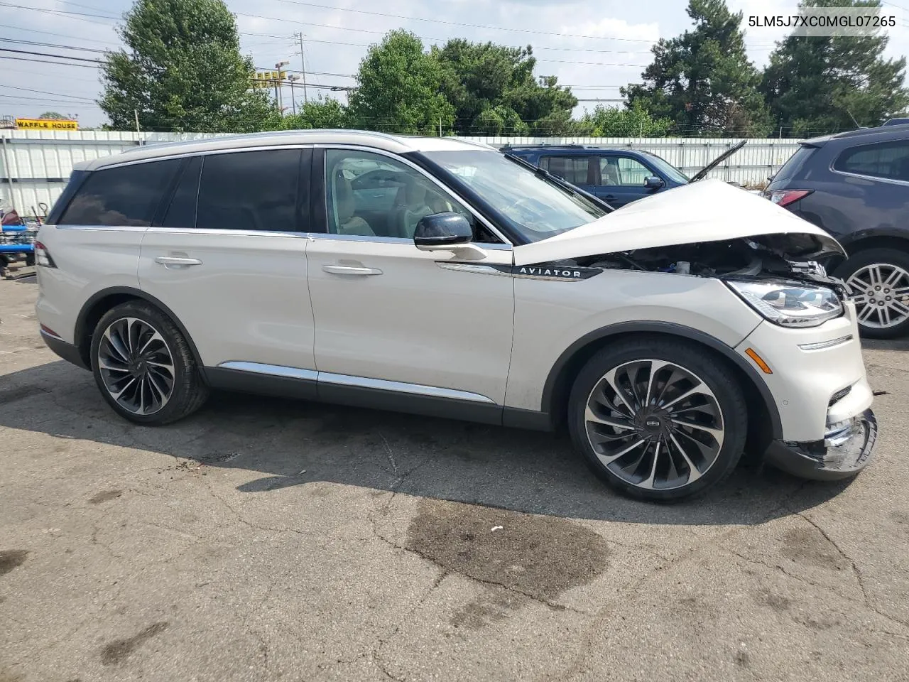 2021 Lincoln Aviator Reserve VIN: 5LM5J7XC0MGL07265 Lot: 60081754