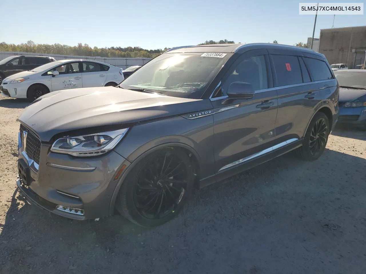 2021 Lincoln Aviator Reserve VIN: 5LM5J7XC4MGL14543 Lot: 75337884