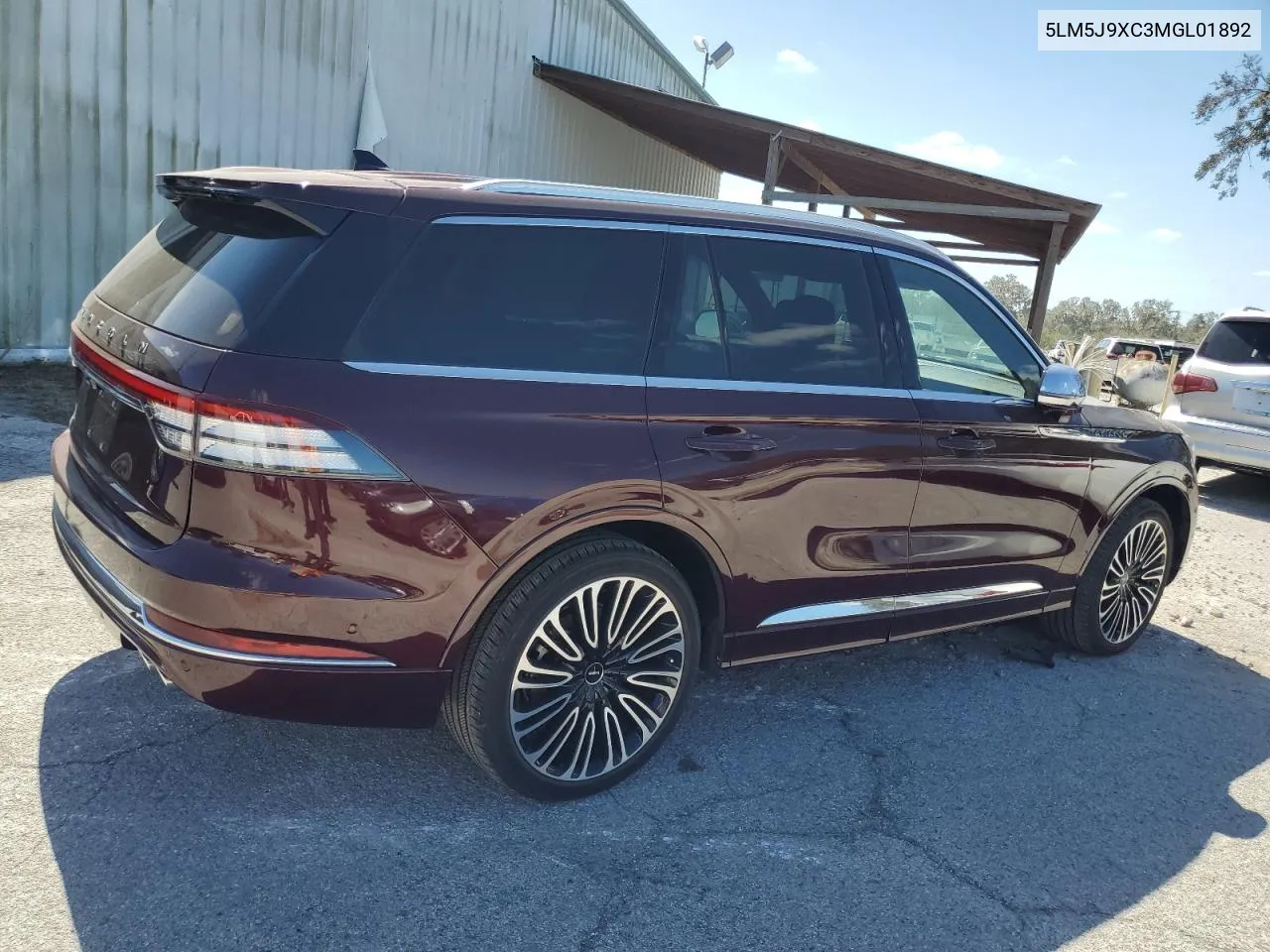 2021 Lincoln Aviator Black Label VIN: 5LM5J9XC3MGL01892 Lot: 76787984