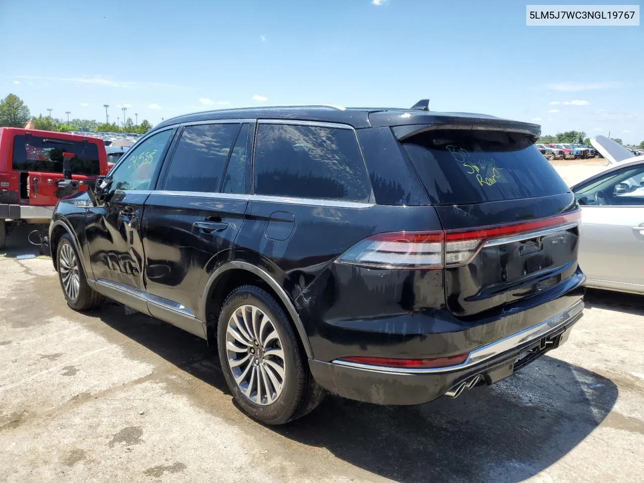 5LM5J7WC3NGL19767 2022 Lincoln Aviator Reserve