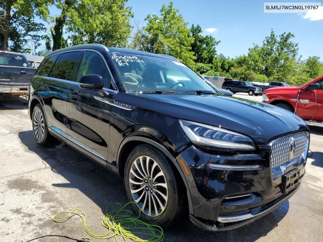 5LM5J7WC3NGL19767 2022 Lincoln Aviator Reserve