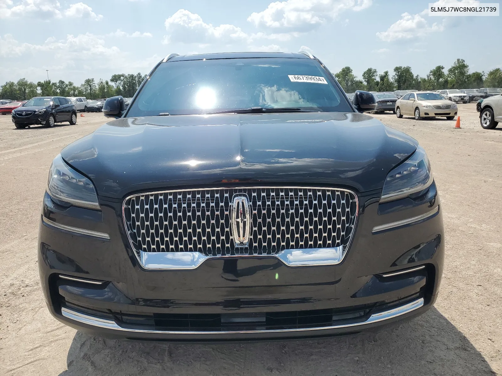 2022 Lincoln Aviator Reserve VIN: 5LM5J7WC8NGL21739 Lot: 66739934