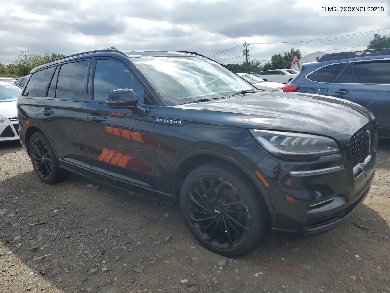 2022 Lincoln Aviator Reserve VIN: 5LM5J7XCXNGL20218 Lot: 69450334