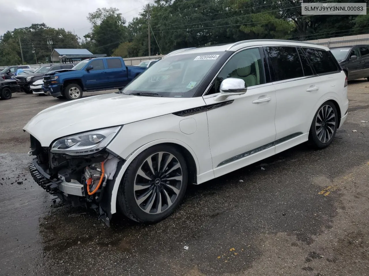 2022 Lincoln Aviator Black Label Grand Touring VIN: 5LMYJ9YY3NNL00083 Lot: 70269464