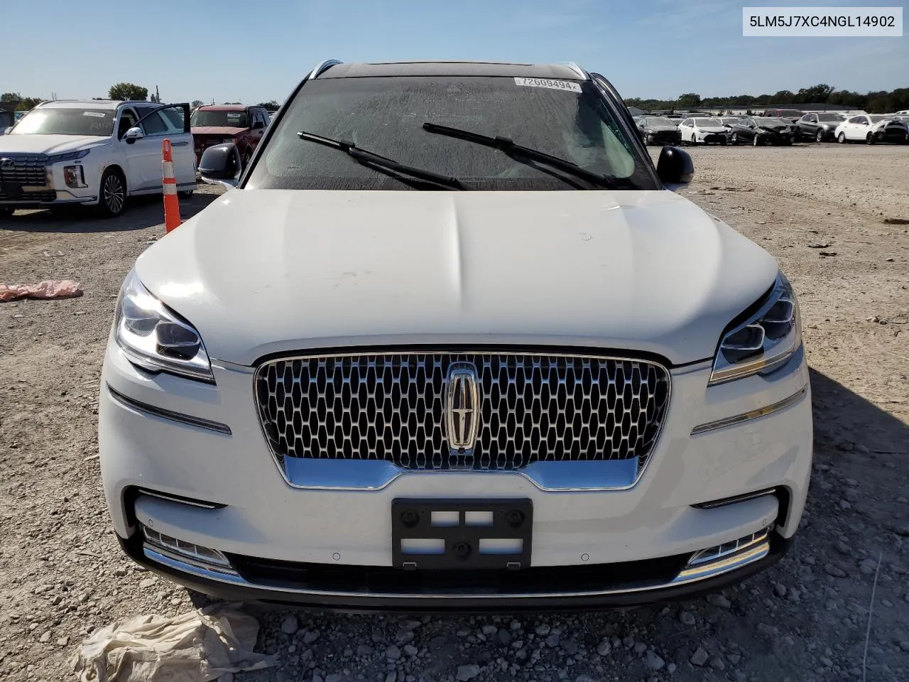 2022 Lincoln Aviator Reserve VIN: 5LM5J7XC4NGL14902 Lot: 72609494