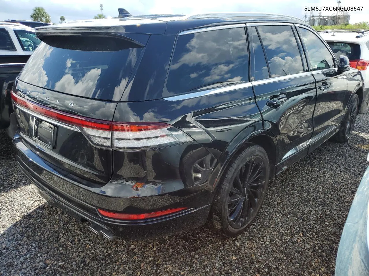 2022 Lincoln Aviator Reserve VIN: 5LM5J7XC6NGL08647 Lot: 73842374