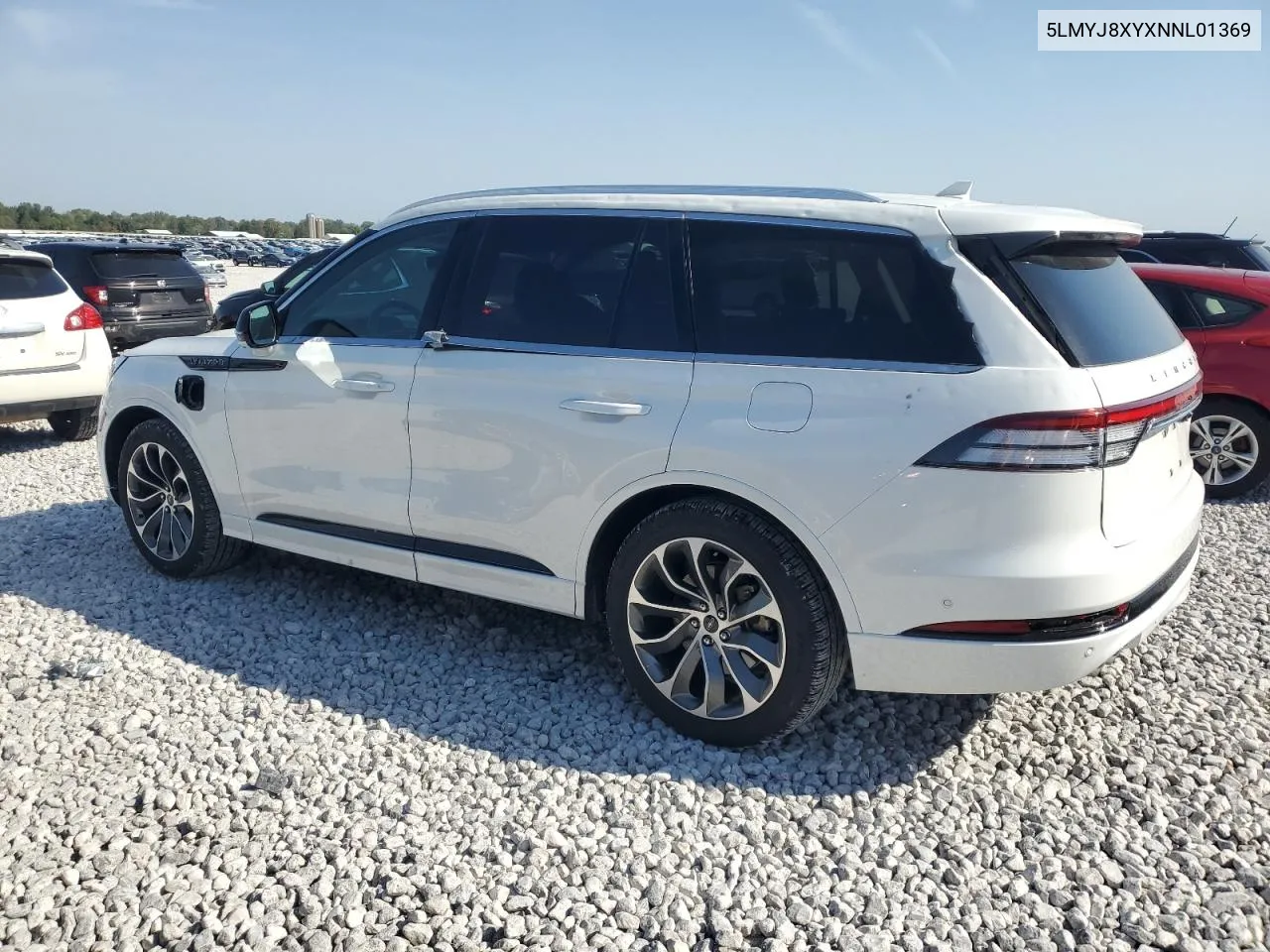 5LMYJ8XYXNNL01369 2022 Lincoln Aviator Grand Touring