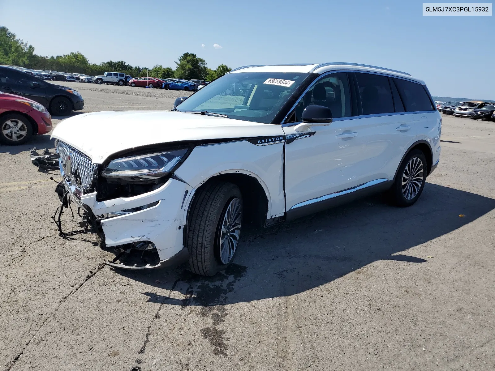 2023 Lincoln Aviator Reserve VIN: 5LM5J7XC3PGL15932 Lot: 68828644