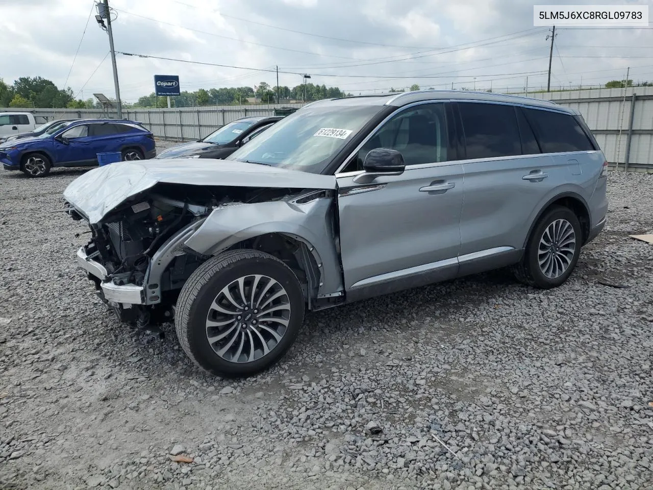 2024 Lincoln Aviator VIN: 5LM5J6XC8RGL09783 Lot: 61229134