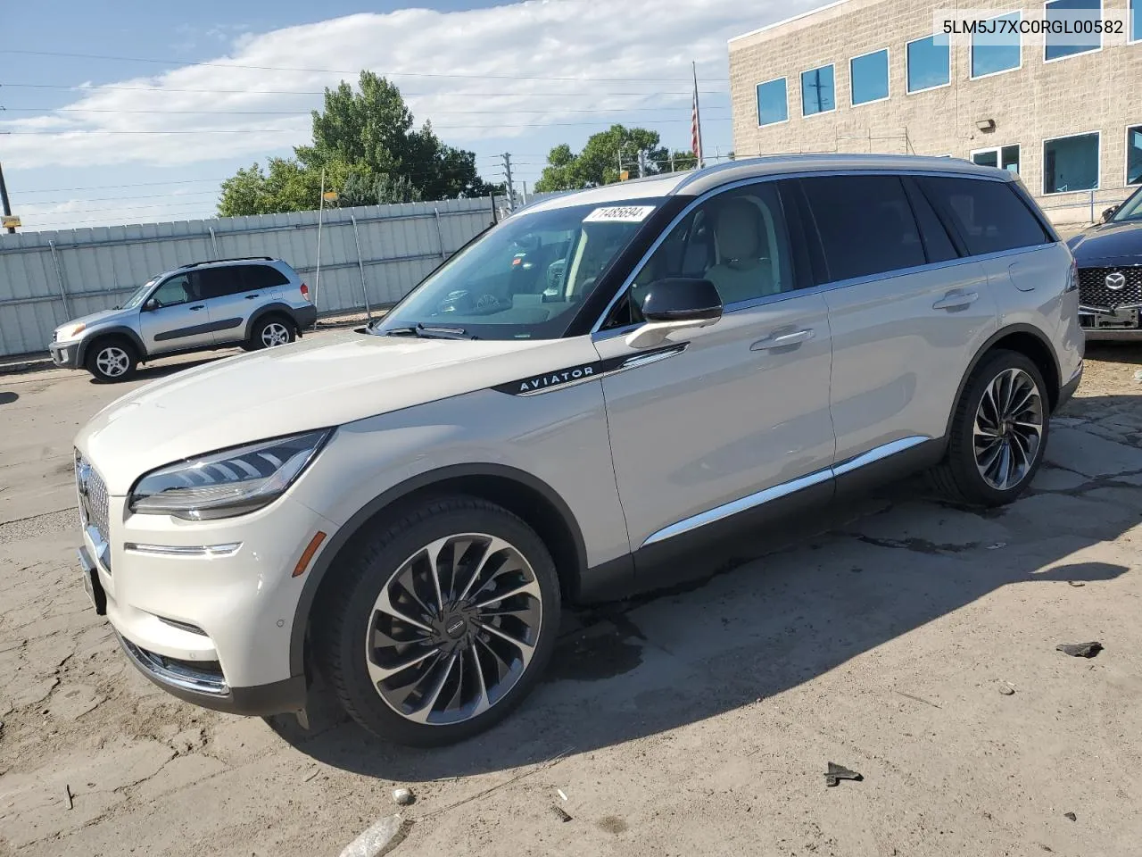 5LM5J7XC0RGL00582 2024 Lincoln Aviator Reserve