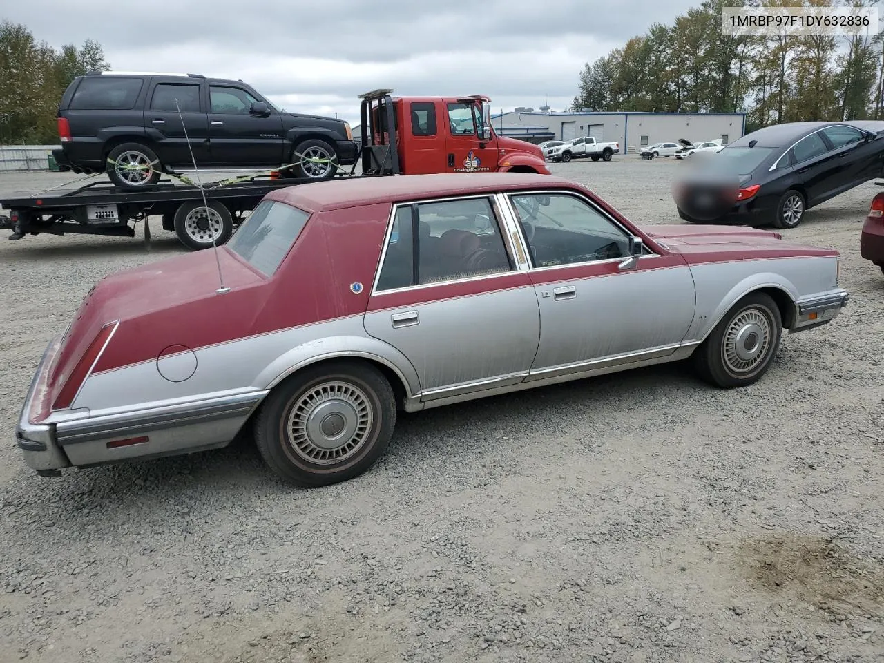 1983 Lincoln Continental VIN: 1MRBP97F1DY632836 Lot: 71770754