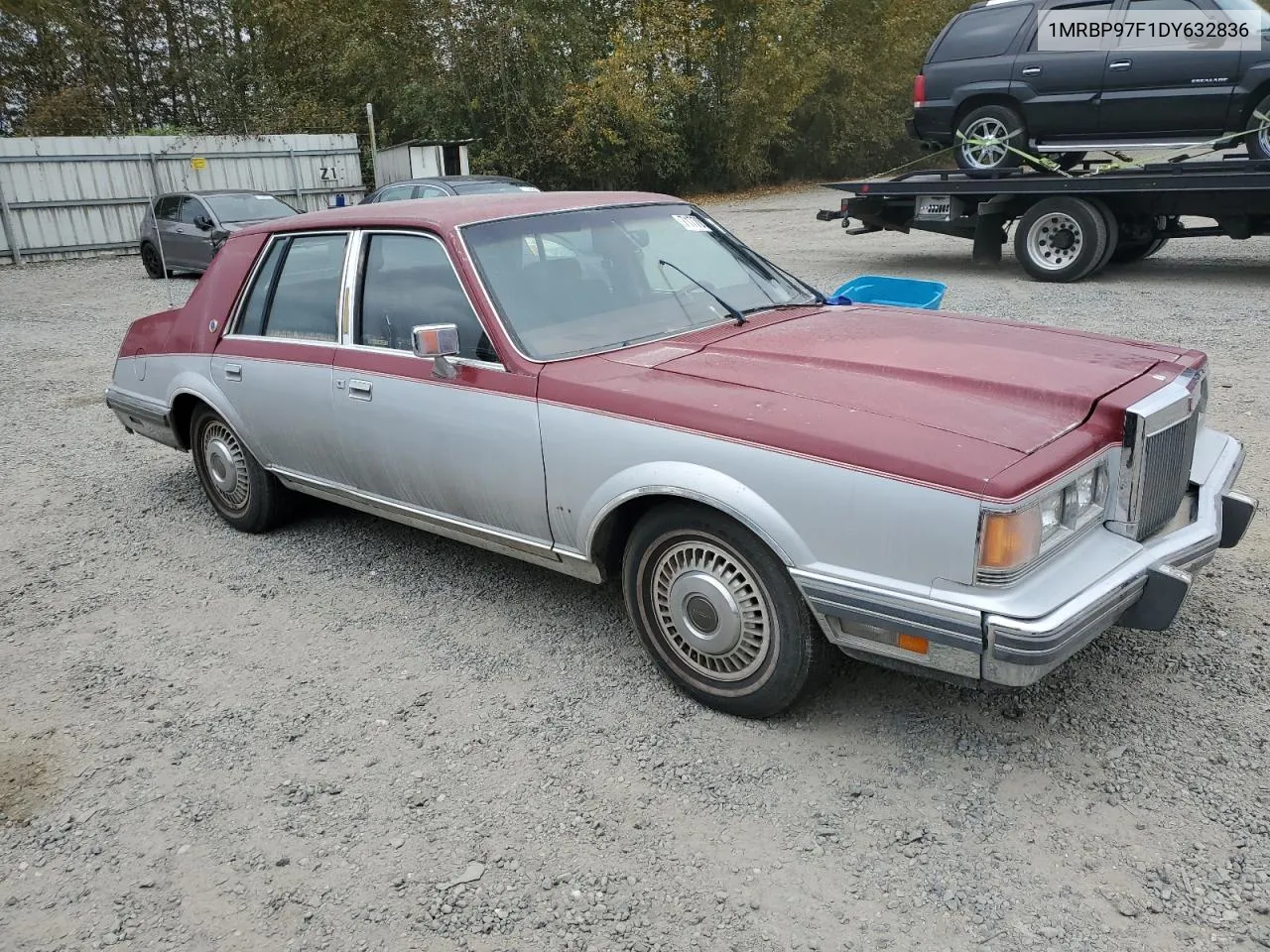 1983 Lincoln Continental VIN: 1MRBP97F1DY632836 Lot: 71770754