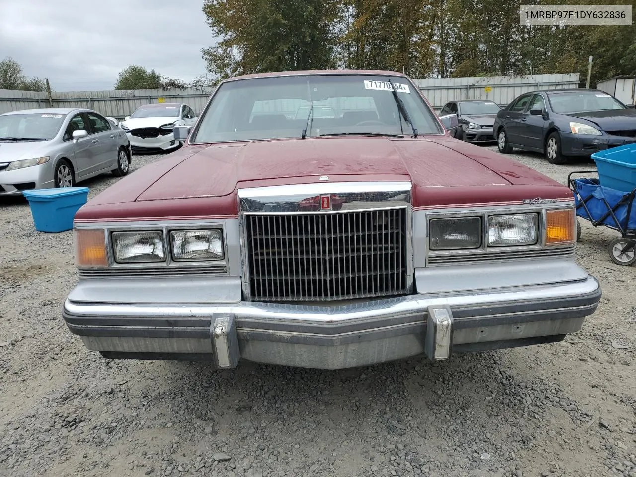 1MRBP97F1DY632836 1983 Lincoln Continental