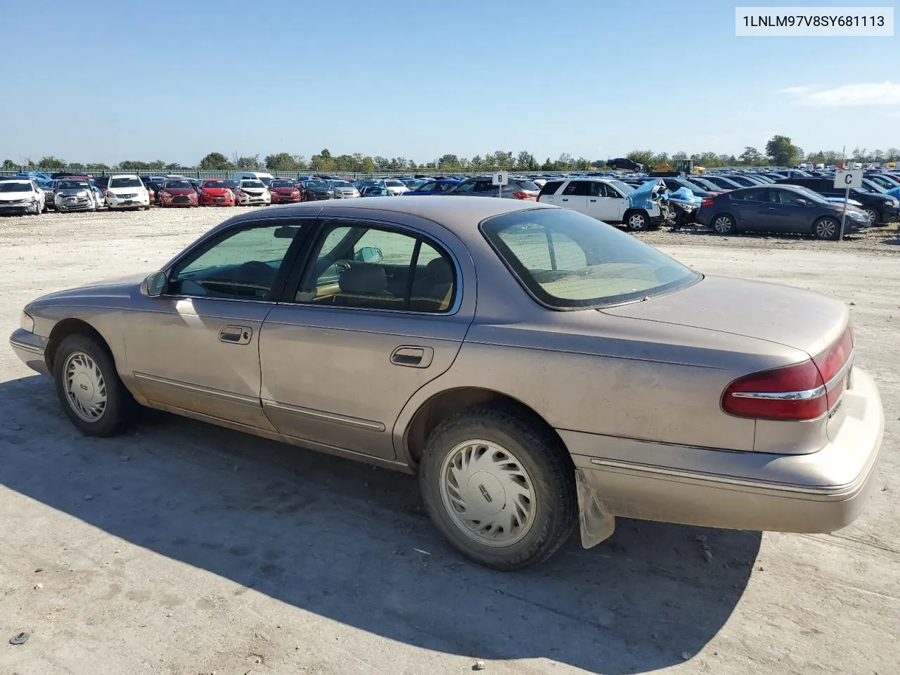 1995 Lincoln Continental VIN: 1LNLM97V8SY681113 Lot: 73695134