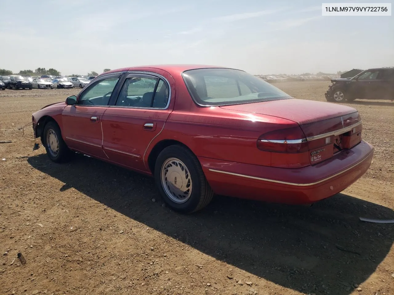 1LNLM97V9VY722756 1997 Lincoln Continental