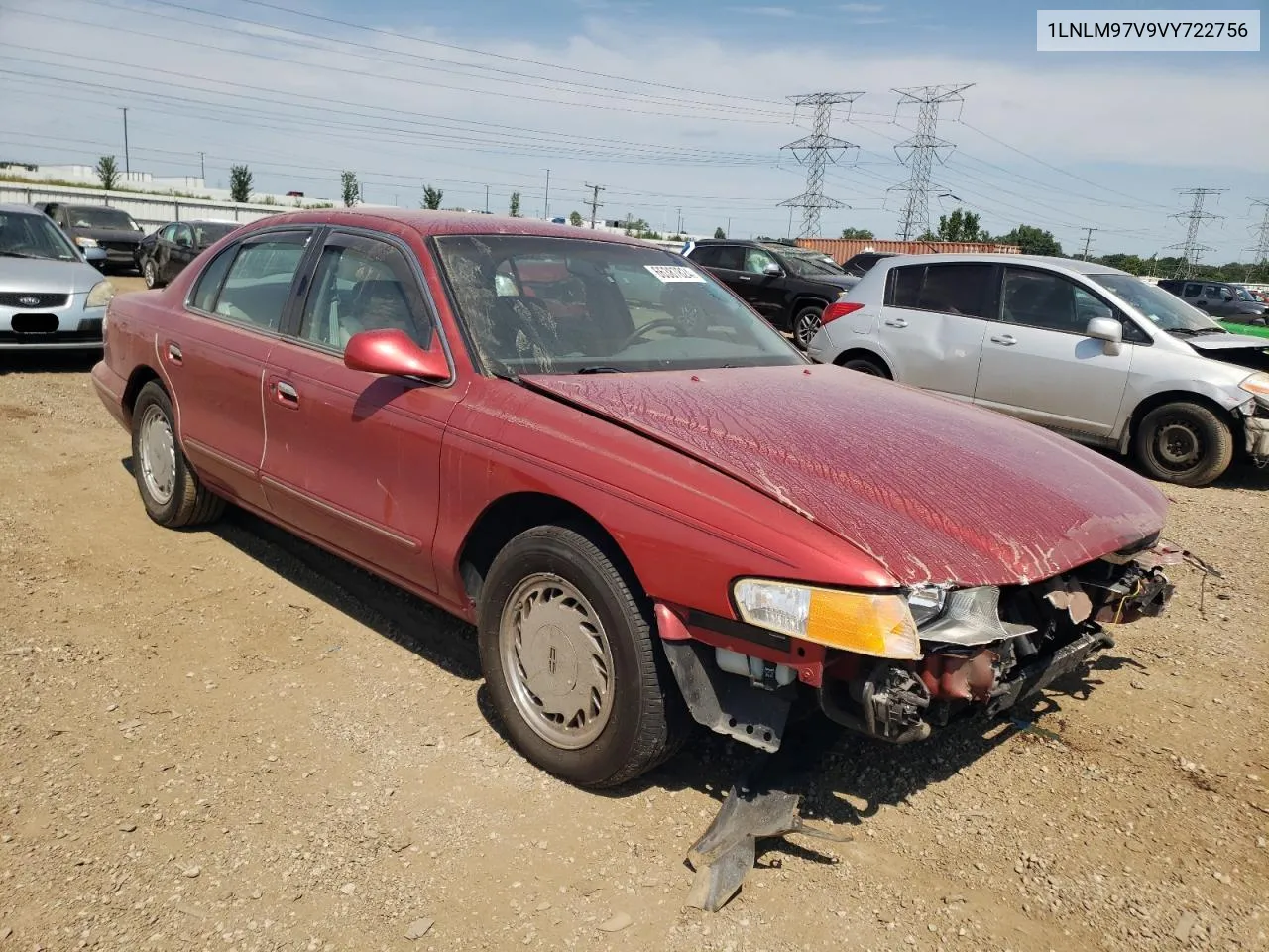 1LNLM97V9VY722756 1997 Lincoln Continental