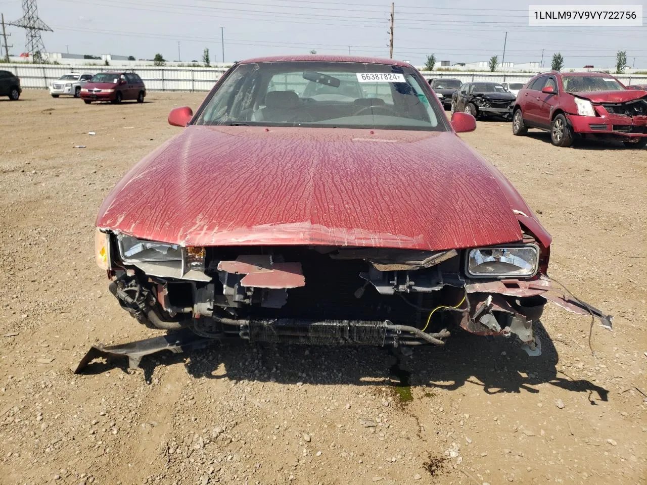 1LNLM97V9VY722756 1997 Lincoln Continental