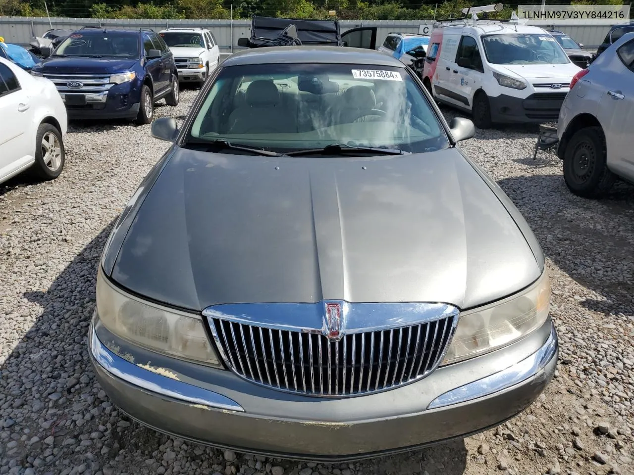 2000 Lincoln Continental VIN: 1LNHM97V3YY844216 Lot: 73575884