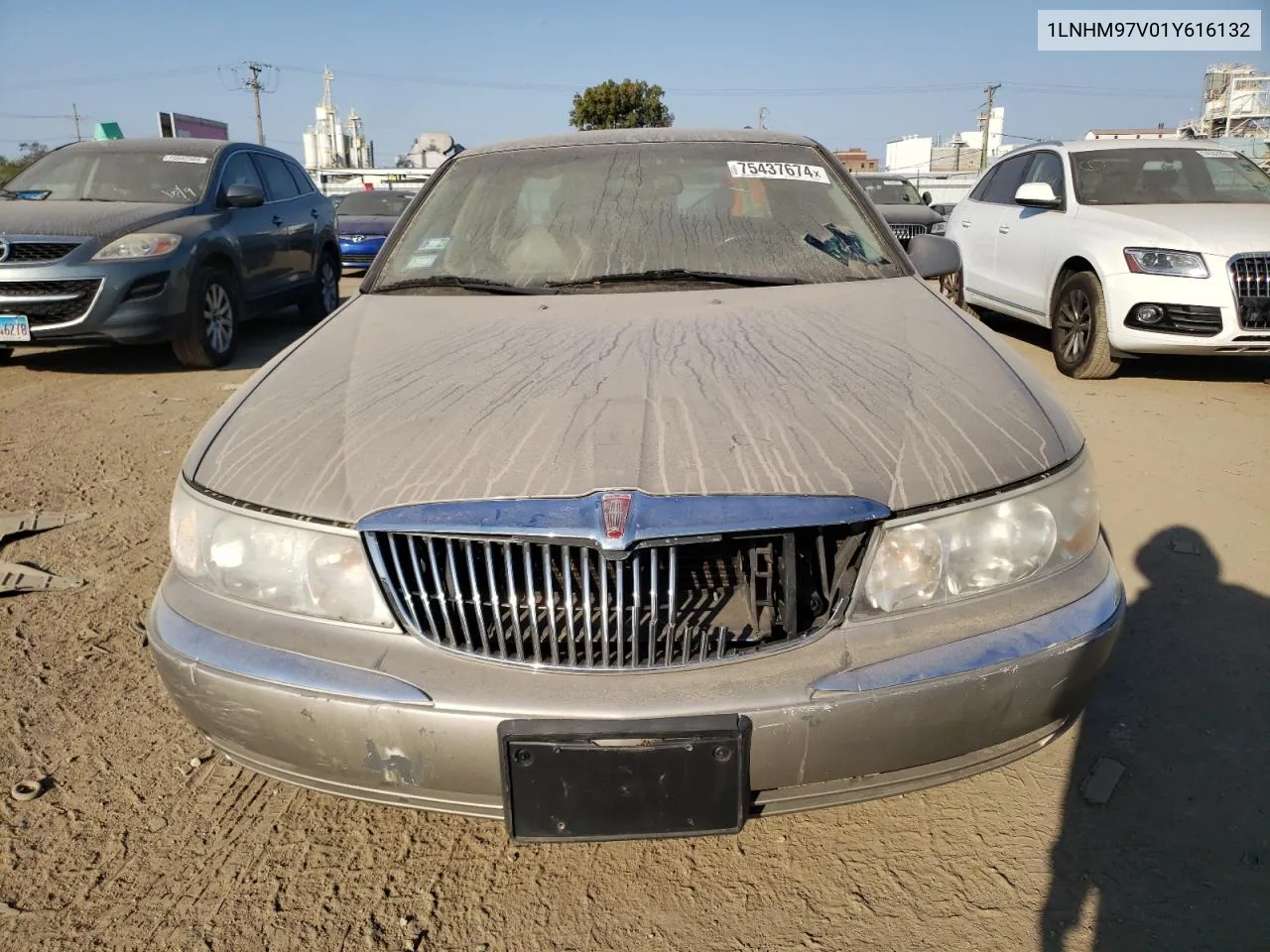 2001 Lincoln Continental VIN: 1LNHM97V01Y616132 Lot: 75437674